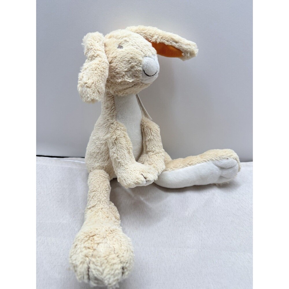 Happy Horse Bunny Rabbit Plush 11” Tan Stuffed Toy Big Feet Sewn Eyes Washable - Picture 2 of 11